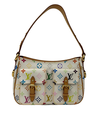 Lodge, 1.600&euro;, Bolso, Amarillo/Blanco/Oro rosa, Canvas - General, Vista frontal